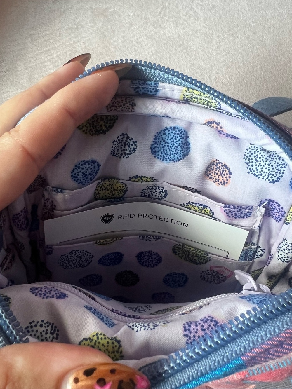 NWT Vera Bradley Tropics Plaid RFID Small Convertible Crossbody - Belt bag/purse - Picture 8 of 9